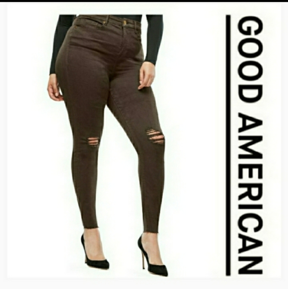 Good American • Olive Good Legs Skinny